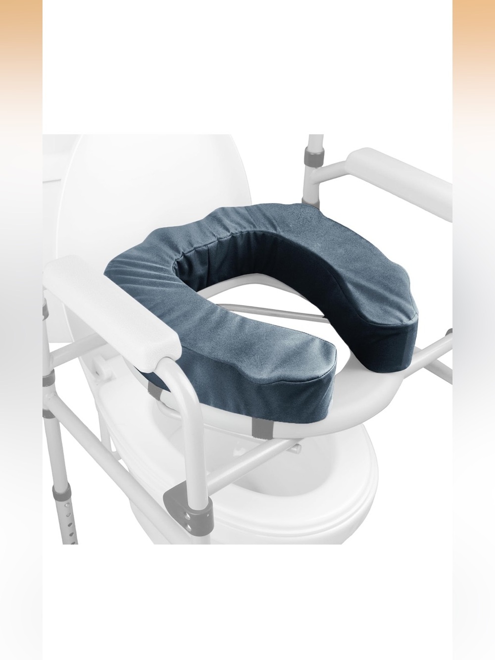 NWOT Raised Toilet Seat Cushion for Elderly, 3" Padded Toilet Seat Riser